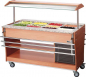 Preview: Bartscher Gastro Buffet-Salatbar GN 4x 1/1, 1590 mm