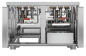 Preview: Bartscher Gas-Fritteuse 2 Becken, 2x23L, 30 kW, 800 x 700 x 850/900 mm