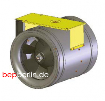 920 m³/h, Rohrventilator für Rohrkänale, 200 mm Ø, Motor INNEN