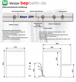 Spülmaschine Ready 515, 400V