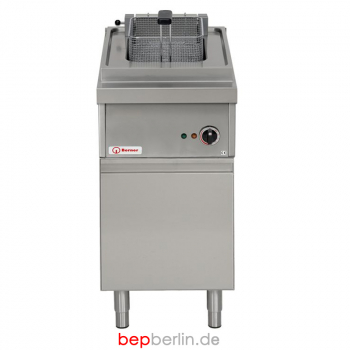 BERNER Fritteuse 400x700x850/900mm, 10 kW, 400V extra Stark