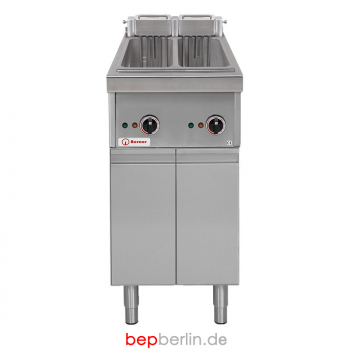 BERNER Fritteuse 400x700x850/900mm, 16 kW, 400V, extra Stark