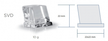 Eiswürfelbereiter SVD 222 L  ca. 250kg/24h, Luftkühlung