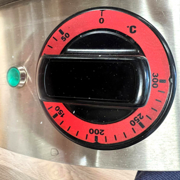 Heisse Pfanne 53cm Ø, 230V, 2,2 kW,  300 °C, 18 Liter, 12,5cm Höhe