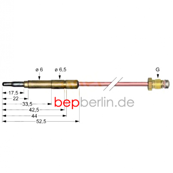 BEP-Thermoelement L 600mm, für Cookmax