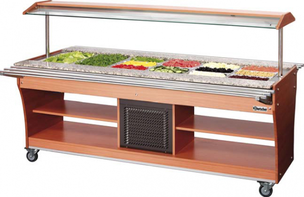 Bartscher Gastro Buffet-Salatbar GN 6x 1/1, 2150 mm