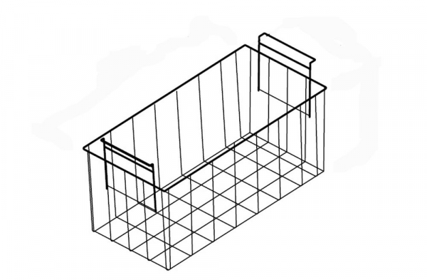 Korb mit Trenngitter  für Tiefkühltruhe ür D 200 bis D 500