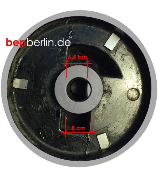 Knebel Gashahn Ø 8x6,5 mm, für EKUherde