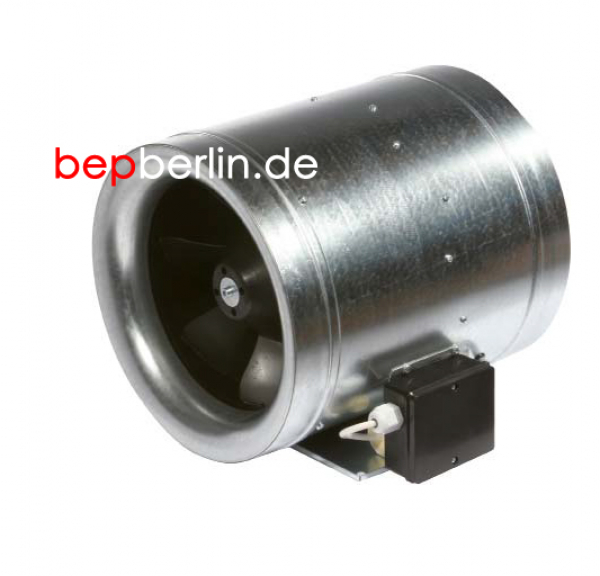 2.360 m³/h, Rohrventilator für Rohrkänale, Ø315 mm, Motor INNEN