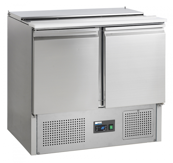 COOL-LINE Saladette SL9 900 x 700 x 865 mm, mit 2 Türen