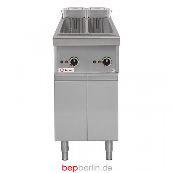 BERNER Fritteuse 400x700x850/900mm, 16 kW, 400V, extra Stark