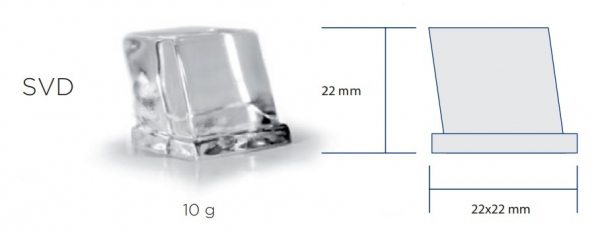 Eiswürfelbereiter SVD 222 L  ca. 250kg/24h, Luftkühlung