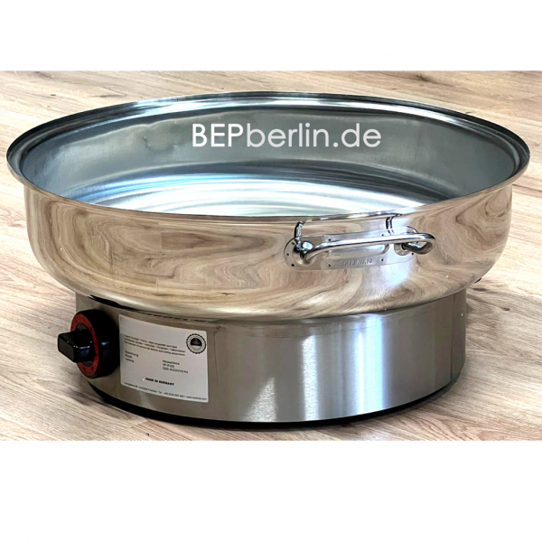 Heisse Pfanne 53cm Ø, 230V, 2,2 kW,  300 °C, 18 Liter, 12,5cm Höhe