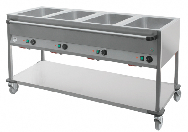 Bain-Marie Wagen 1650 x 700 x 900 mm