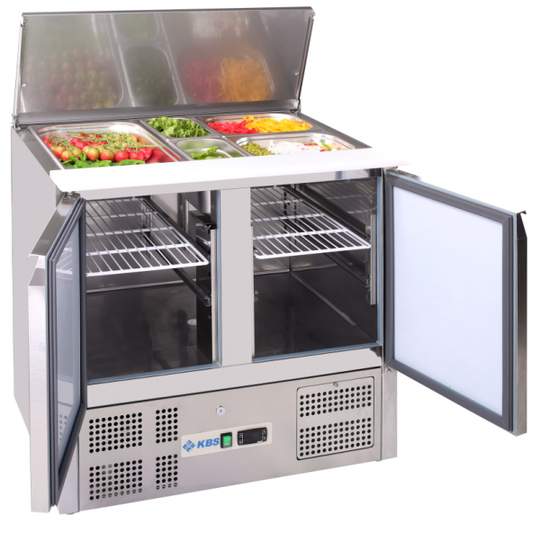 Saladette KBS900, 900 x 700 x 875mm, +2°C bis +8°C