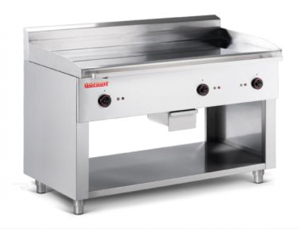 Teppanyaki - Hartverchrom Stahl,  13,5 kW,  1400 x 700 x 850 mm